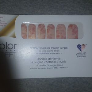 Color Street Nail Polish Strips - Marble Pink